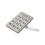 Stainless steel telephone keypad