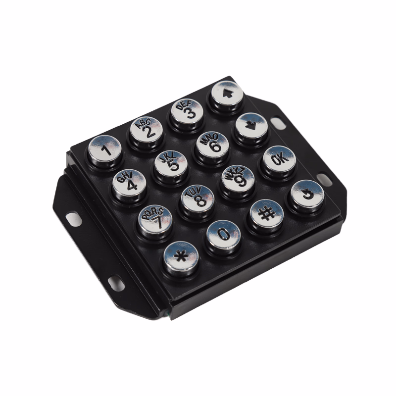zinc alloy rugged telephone keypad